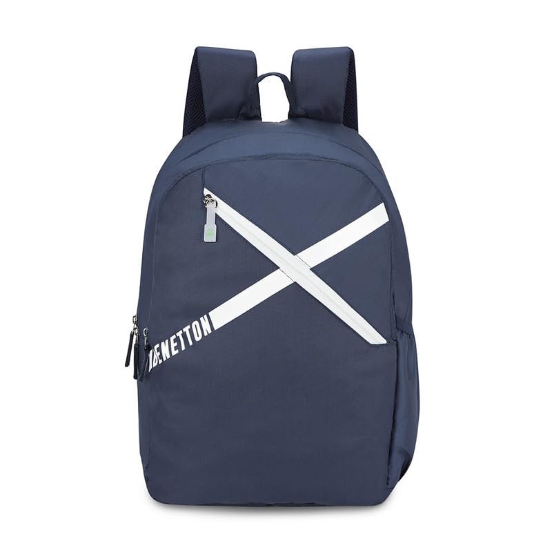 United Colors Of Benetton Darnell Polyester 23L Non Laptop Backpack For Unisex - Navy (B0CHS8HS6L) Amazon Price History, Amazon Price Tracker