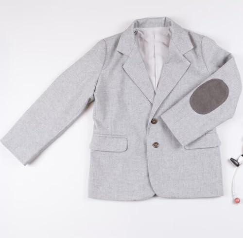 Blazer à chevrons garçon veste formelle chic deux boutons