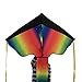 Fun Central 43 Inch Rainbow Delta Premium Kite for Kids and Adults