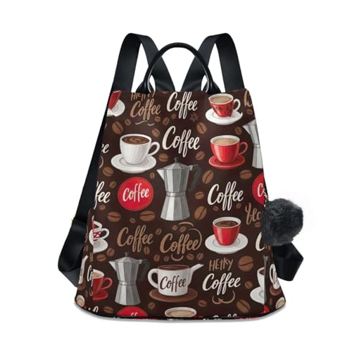 Sac à dos antivol pour femme avec fermeture dos et porte-gobelet intégré