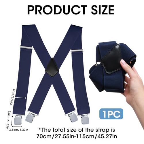 Tirantes resistentes estilo X para evitar caídas de vaqueros y monos 2