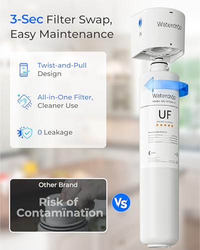 Image of Waterdrop RF15W-UF Water Filter Replacement for Waterdrop 15UAW-UF /15UBW-UF
