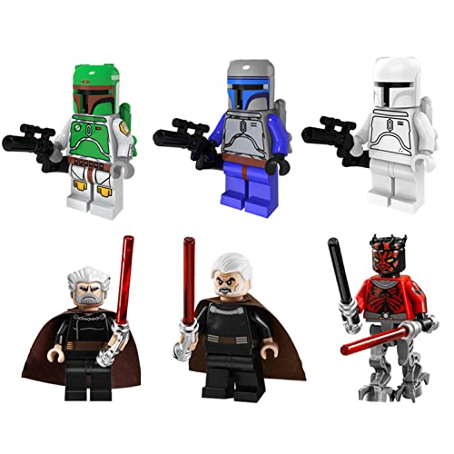 GHFGXF Mini Figures Advent Calendar Collection Figure 6 Pcs Set Series Custom Collectible Minifigure Compatible with…
