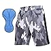 TOMSHOO Shorts de Cyclisme Hommes, 31D Rembourré Cuissard de Montagne Cyclisme Short VTT Vélo Sports Femme, Séchage Rapide Respirant Pantalon