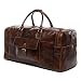 Produktbild SID & VAIN große Weekender echt Leder - Sporttasche Yale 53 cm groß - Reisetasche Handgepäck Herrentasche mit Schultergurt - Ledertasche Herren braun handgefertigt