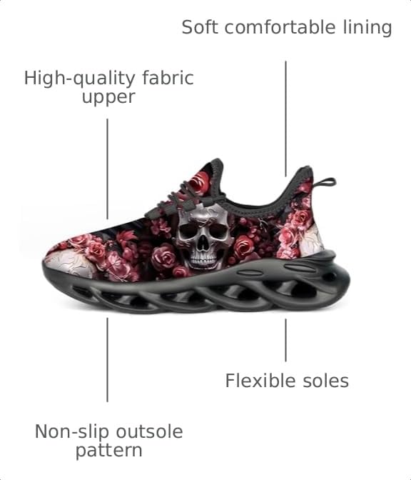 Image of DLWKIPV Men Running Shoes Men's Tennis Shoes Lightweight Breathable Fashion Sneakers Non Slip Workout Gym Shoes for Running