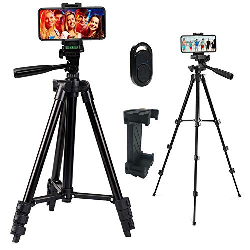 Vosscoss Handy-Stativ, 106 cm (42 Zoll) für iPhone, Smartphone, leichtes Reisestativ, DSLR-Digitalkameras-Ständer mit…