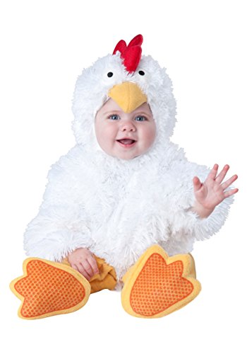 InCharacter Déguisement petit poulet pour bébé - Luxe - Blanc - 12-18 mois (74-81 cm) Cover