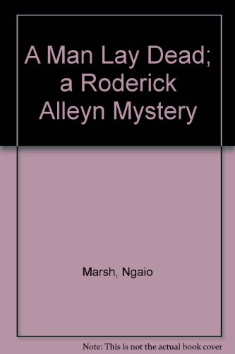 A Man Lay Dead (F1208) B000KA5KLE Book Cover