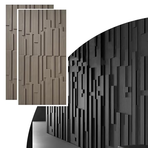 Lambris et revêtement mural 3D pour l'ambiance chaleureuse du couloir
