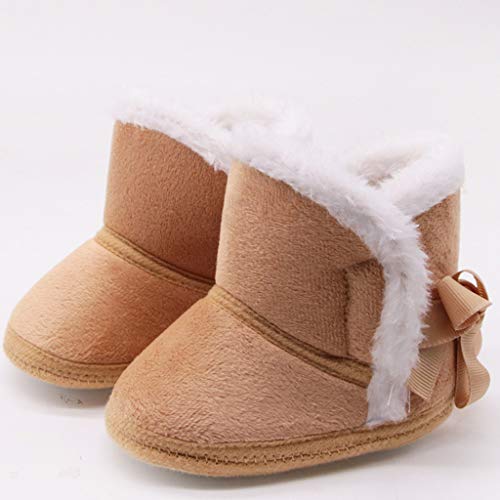 Newborn Infant Baby Boys Girls Cotton Fleece Booties Winter Warm Ankle Boots Soft Non-Slip First Walking Shoes2
