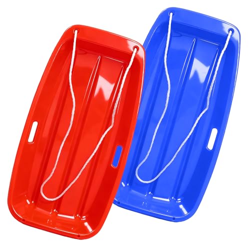 RESISTENTE AL FREDDO: Realizzata in plastica liscia di alta qualità con rivestimento protettivo e ottima resistenza al freddo, questa slitta sopporta anche le condizioni invernali più rigide. Trattata per resistere alle basse temperature, rimane solida e affidabile anche a -40 °F, garantendo anni di divertimento sulla neve.