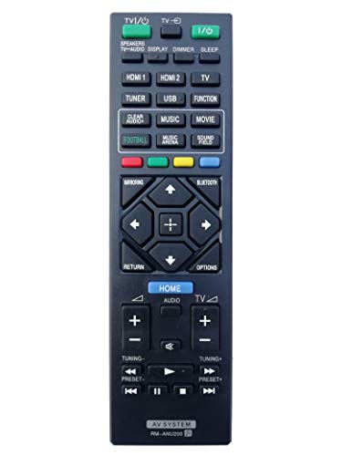 Image of LipiWorld RM-ANU200 AV System Remote Control (Old Exactly Same Will Only Work) Compatible for HT-IV300 Sony Sony Receiver System
