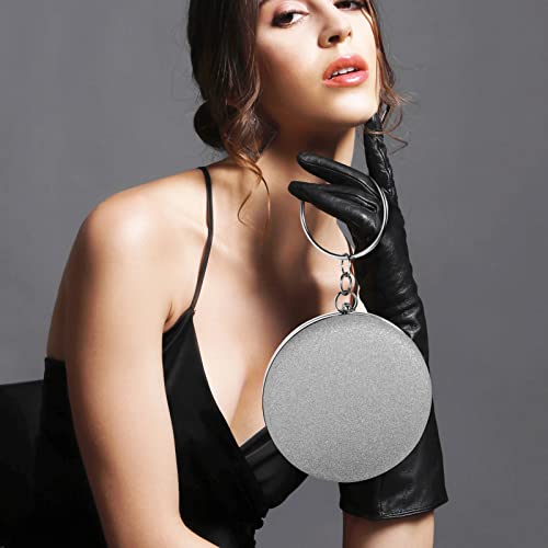 Pochette ronde de soirée : le sac argenté compact qui libère vos mouvements - 7