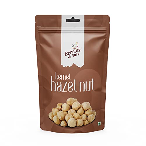 Berries And Nuts Jumbo Hazel Nuts 200 Grams Pouch | Hazel Nut Kernels | 1 Pack of 200 Grams