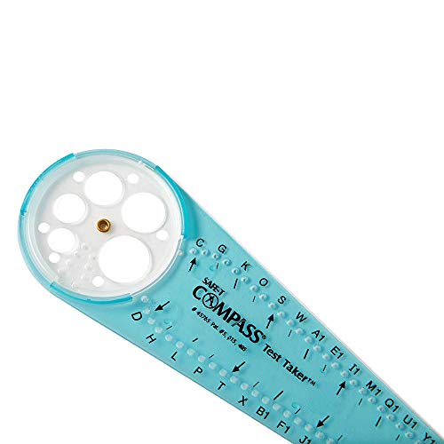 Hand2Mind 75675 Safe-T Math Compass, 10 Inch Blue Compass thumb #5