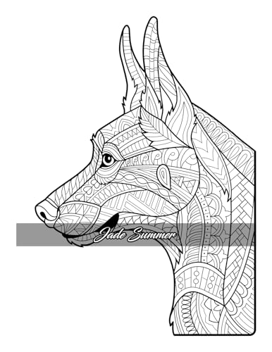 Amazing Dogs Coloring Book: Beautiful Dogs, Adorable Puppies, and Relaxing Designs for Adults and Teens - Image 12