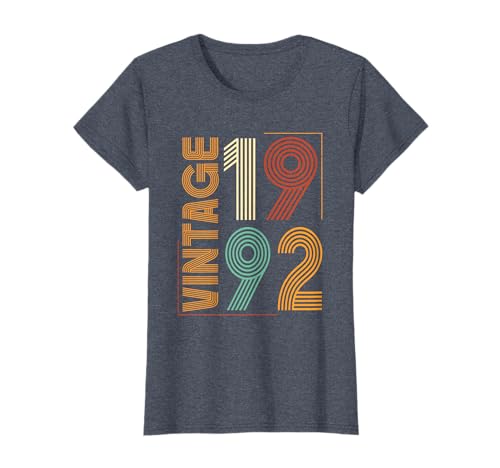 Camiseta vintage de 1992 para mujer, edición limitada Camiseta