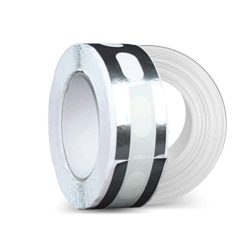 IRONLUX - Cinta adhesiva para policarbonato - Cinta adhesiva antimoho de aluminio perforada para sellado de placas de policarbonato - 25 mm x 33 ml Cover