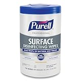 Purell Professional Surface Disinfecting Wipes, 7' x 8', 110 Wipes Per Canister