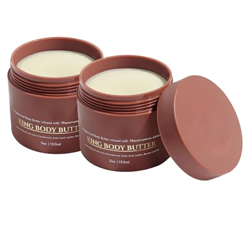 CrownedSkin King Body Butter para Hombre, Manteca Corporal con...