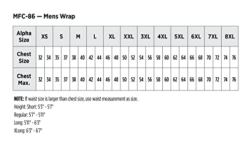 Red Kap Men's Collarless Butcher Wrap3