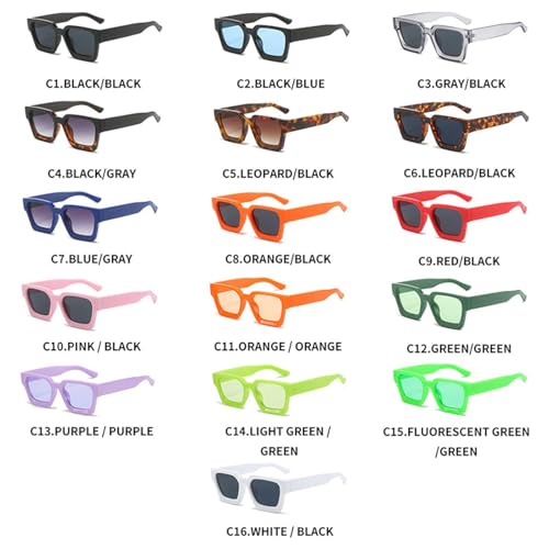 Lunettes de soleil vintage de haute qualité au design punk affirmé - 3