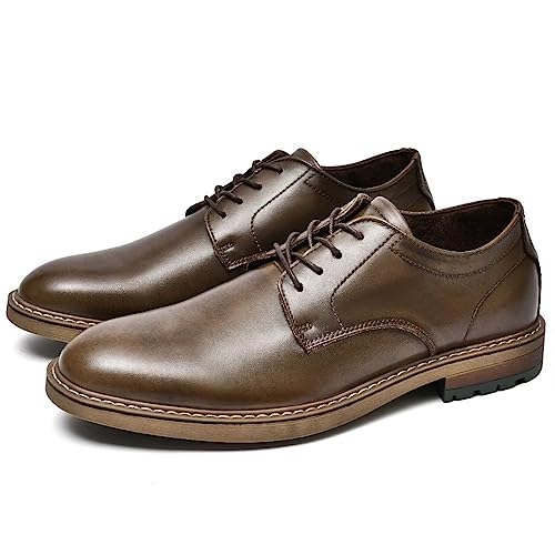 Image of Arkbird Mens Dress Shoes, Lace Up Leather Oxford