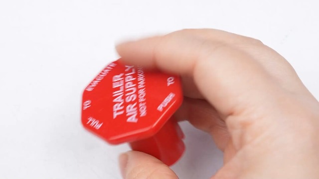ぱぶかんばー Parking Brake Knob and Trailer Air Brake Knob Set Yellow Red