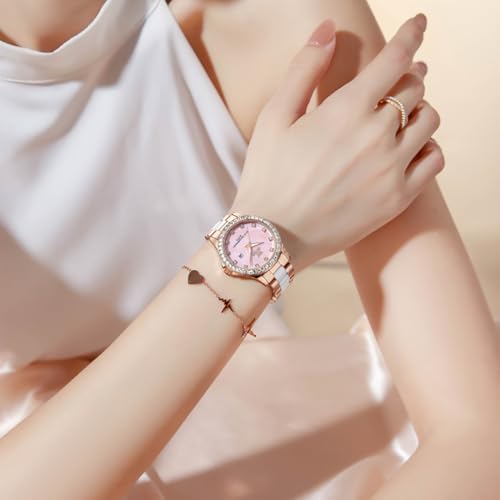 Image of OLEVS Womens Watch Gold Ladies Dress Elegant Luxury Stainless Steel Waterproof Easy to Read Small Wrist Watches for Women