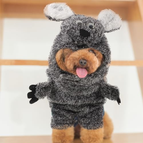 Disfraz de algodón grueso para perro pequeño miniatura 5