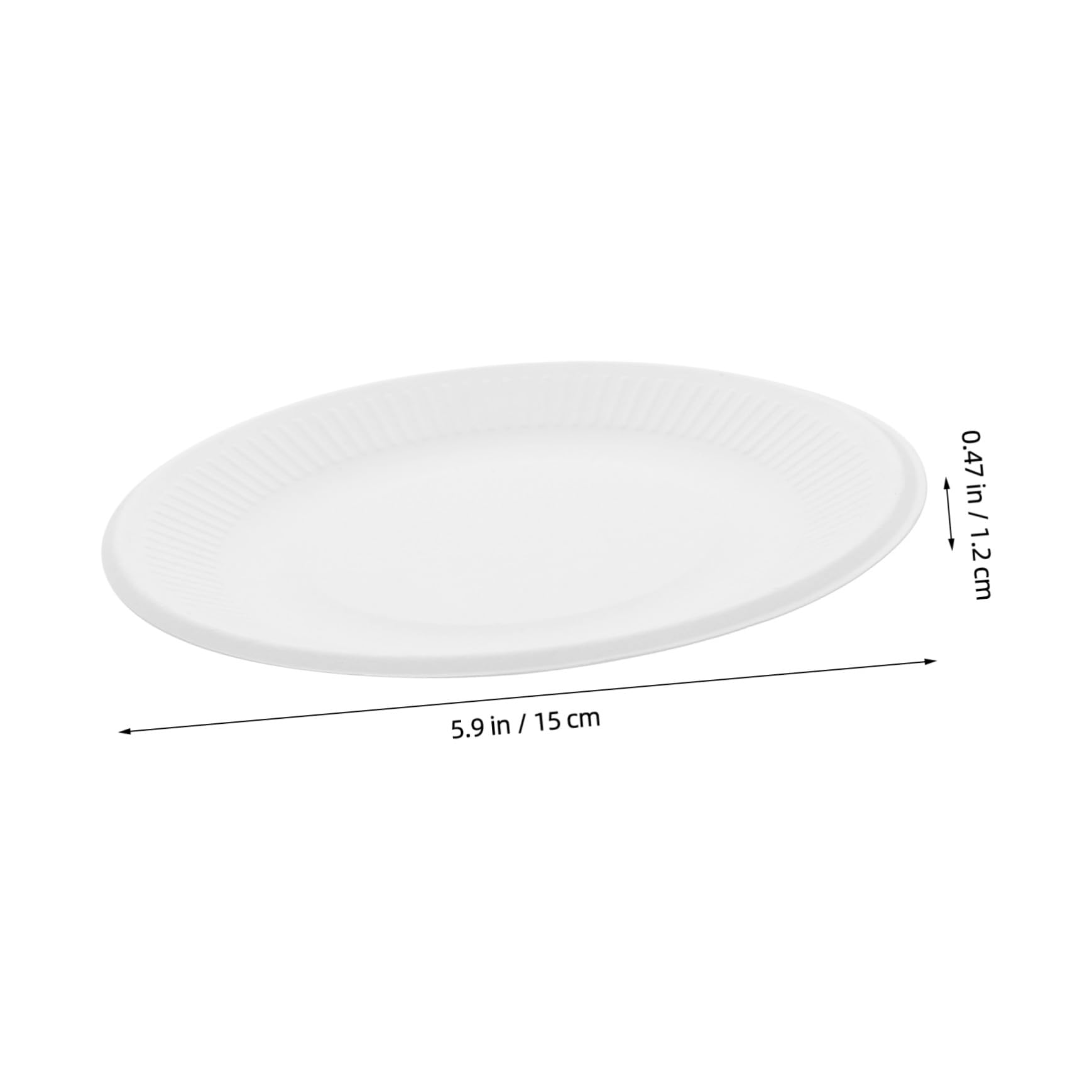 VICASKY 200 Pezzi Piatti Spessi Resistenti per Dolci Antipasti e Snack per Feste ed Eleganti