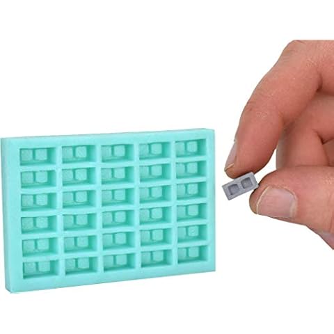 Acacia Grove Miniature Cinder Block Mold, Silicone Rubber (1:35 Scale) Cover