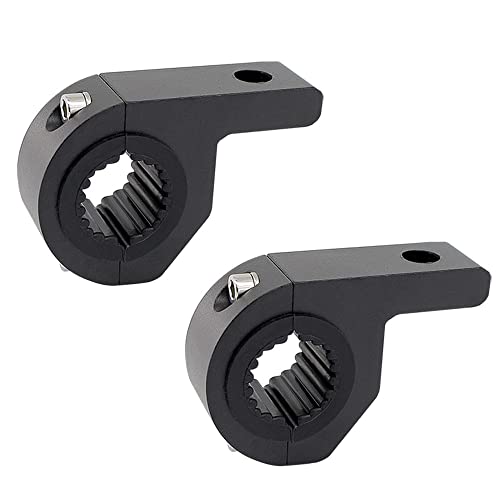 ETOPARS 2 Piezas 35-50mm Soporte de Montaje de Luz de Trabajo Universal Coche Soportes Abrazadera de Tubo de Luz Barra Parachoques Lámpara Soporte Faros Antiniebla