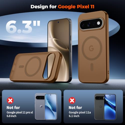 Image of SUPFINE Magnetic for Google Pixel 11 Case - Brown
