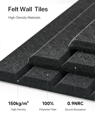 Image of Acoustic Panels 12 Pack Square Soundproof Wall Panels with 60 Adhesive Tapes, High Density Acoustic Foam Panels Sound Proof Foam for Home Office, Recording Studio, Ceiling, 12 inch X 12 inch X 0.4 inch