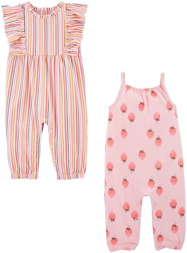 Simple Joys by Carter's Baby Boys' 2- Pack Jumpsuits
