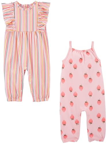 Image of Simple Joys by Carter's baby-girls 2-pack Fashion Jumpsuits