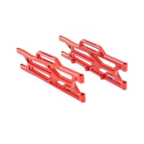 Mesimsple Alloy Rear Lower Suspension A Arm ARA330710 6061 Alum for Arrma 1/10 Kraton Outcast V2 4S BLX Upgrades Part Red