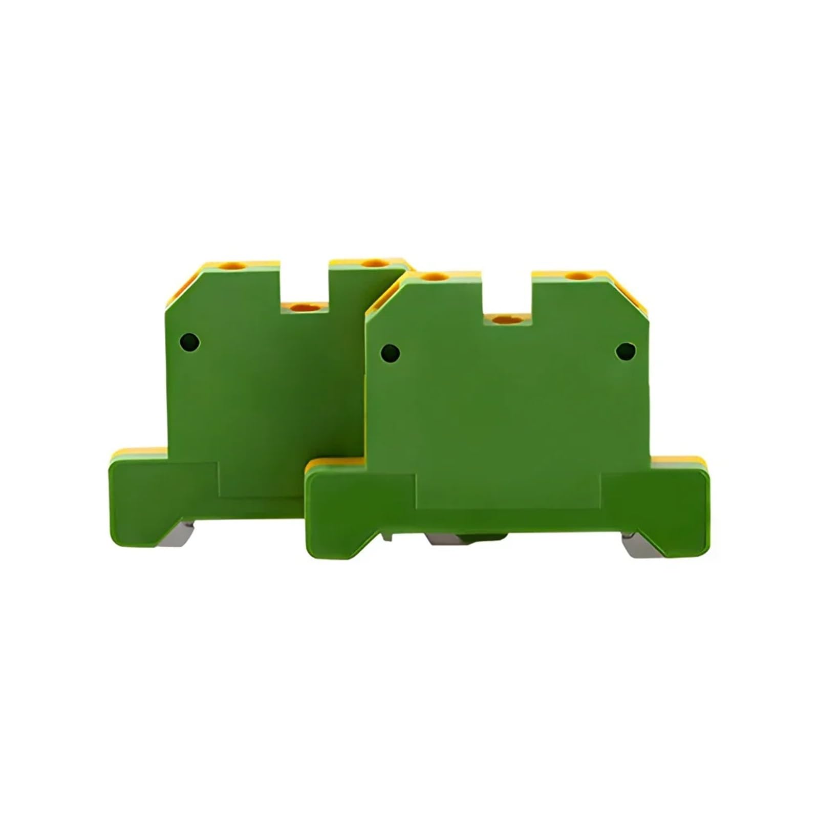 10 pezzi EK-4/35 morsettiera for guida DIN, conduttori for cavi, connettore a vite di terra, larghezza 4,35 mm, for collegamenti elettrici