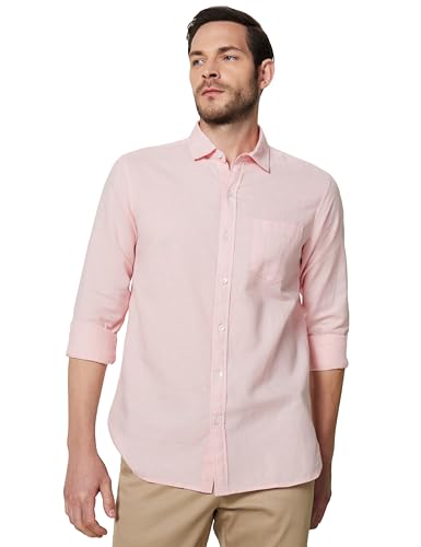 Image of Symbol Premium Men's Cotton Linen Casual Shirt - Regular Fit | Full Sleeve (Available in Plus Sizes)