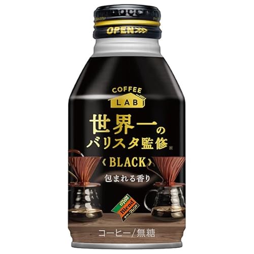 ダイドー ダイドーカフェラボ ブラック 世界一のバリスタ監修 260gボトル缶×24本入