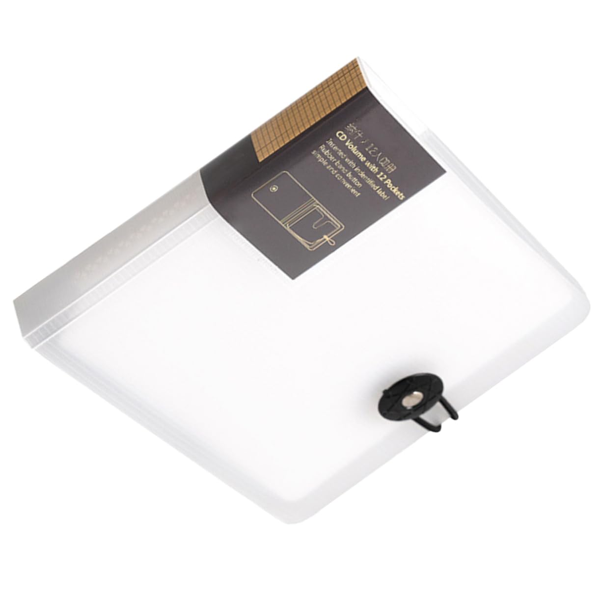 ERINGOGO CD Case Binder Capacity Transparent CD Storage Book CD Organizer for Car Dvd Holder and CD Container Secure and Lightweight Design for Disc Protection