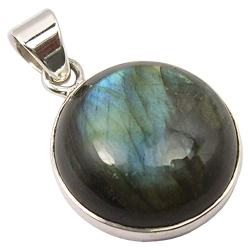 Natural Labradorite Necklace Pendant 1.1
