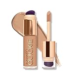 Urban Decay Quickie 24HR Full Coverage Waterproof Concealer (40CP - Medium Cool Pink), Natural Matte Finish, Hydrating Vitamin E, Dual-ended Buffing Brush & Multi-use Applicator - 0.5 fl oz