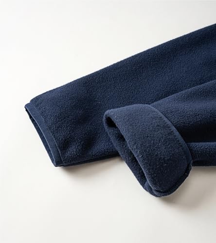 Image of Toddler Boys Girls Fleece Jacket Lightweight Fall Spring 2-12 Years | Soft Anti-Pilling Fleece, Easy Zip-Up, Hand-Warm Pockets, Windproof Stand Collar, Wear Alone or as Layer, Ideal for School