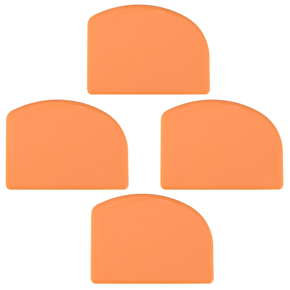 Garneck 4pcs Cake Baking Tool Cream Scraper Cake Scraper Smoother for Baking Accessories