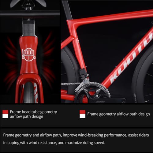 KOOTU Carbon Road Bike Lightweight 24 Speed Road Bicycle