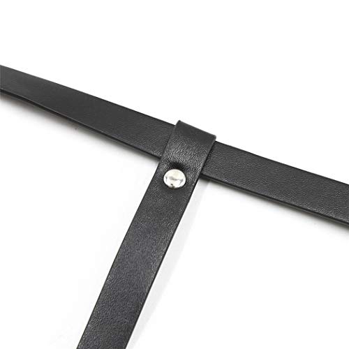 Dames kuisheidsgordel harnas beenboeien leer slips Ouvert SM ondergoed bedboeien latex zwart rollenspel seksspeelgoed… - Afbeelding 5