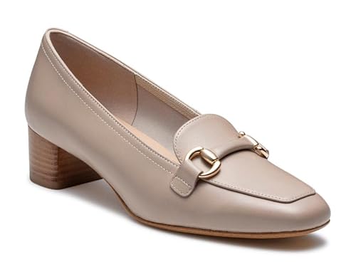 [リーガル] パンプス 革靴 ビット付きパンプス F94R レディース ダークベージュ 24.0cm